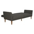 Novogratz Regal Sleeper Sofa in Gray
