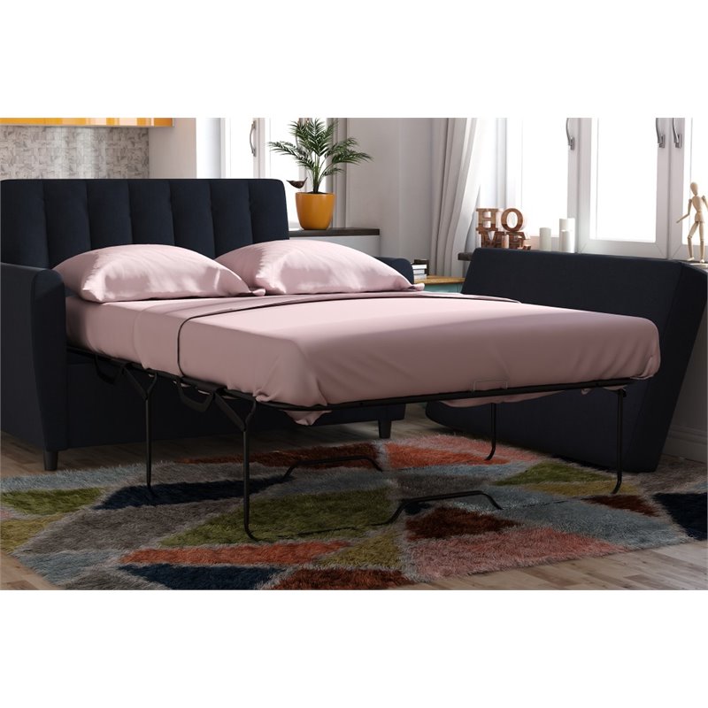 Novogratz 4 Piece Twin Futon Microfiber Sheet Set in Pink
