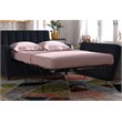 Novogratz 4 Piece Twin Futon Microfiber Sheet Set in Pink