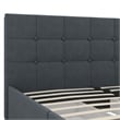 DHP Ryan Tufted Full Storage Platform Bed in Blue