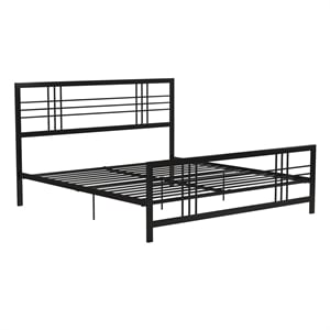 DHP Bianca Metal Bed in Black in King