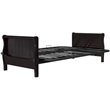 DHP Wood Futon Frame with Storage in Espresso