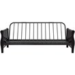 DHP Wood Futon Frame with Storage in Espresso