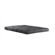 DHP Value 6 Inch Full Size Polyester Futon Mattress in Gray