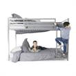 DHP Mabel Metal Full/Full Bunk Bed in White