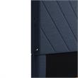 DHP Mathias Upholstered Bed with USB Dual Port Queen in Navy Linen