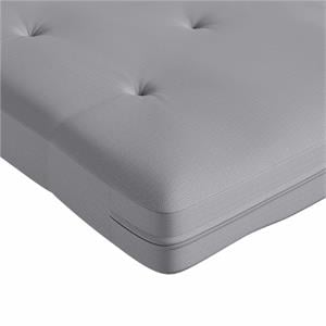 DHP Carson 6 Inch Thermobonded Futon Mattress Full Size in Herringbone Print