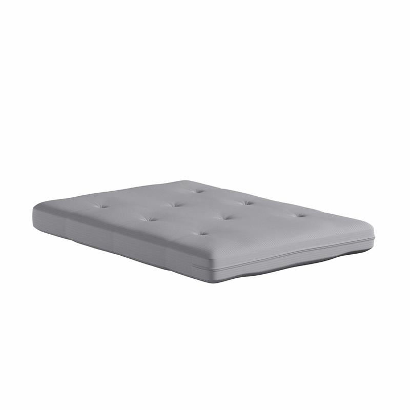 DHP Carson 6 Inch Thermobonded Futon Mattress Full Size in Herringbone Print