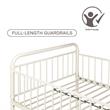 Max & Finn Karcey Twin Metal Loft Bed in White