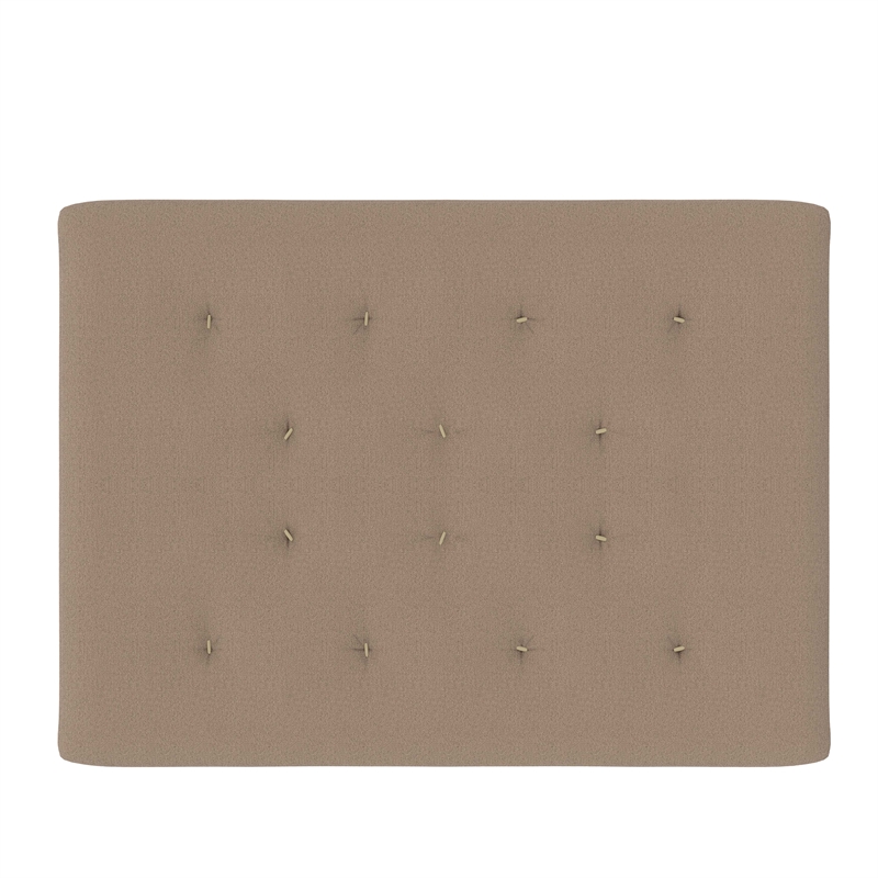 Trule 6-Inch Bonnell Coil Futon Mattress Microfiber Full in Tan