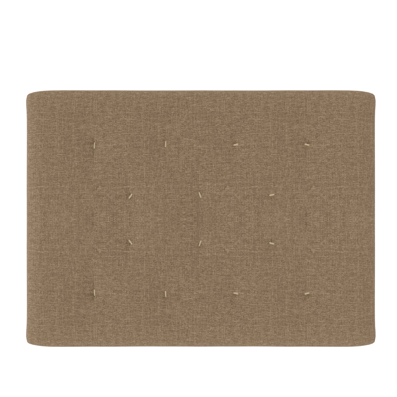 Trule 6-Inch Bonnell Coil Futon Mattress Linen in Full in Tan