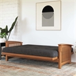 Trule 6-Inch Bonnell Coil Futon Mattress Linen Full in Dark Gray