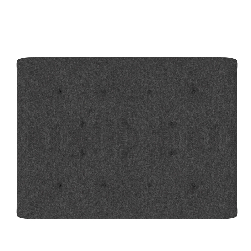 Trule 6-Inch Bonnell Coil Futon Mattress Linen Full in Dark Gray