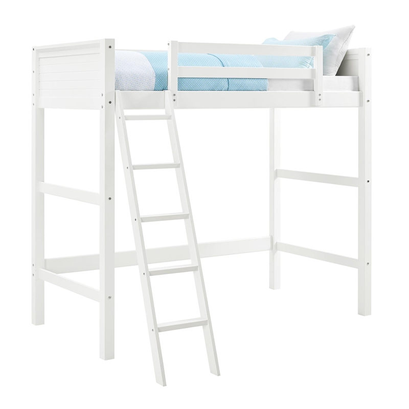 DHP Moon Bay Loft Bed in White