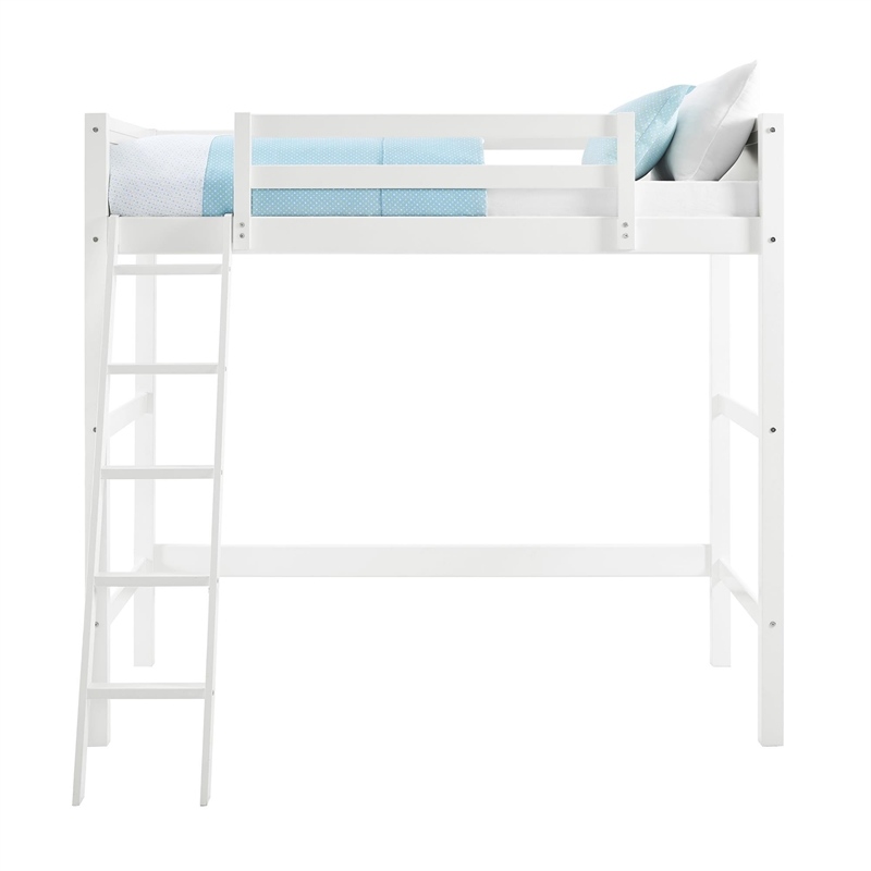 DHP Moon Bay Loft Bed in White