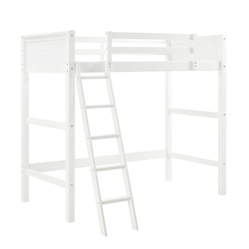 DHP Moon Bay Loft Bed in White