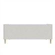 DHP Alicent Mid-Century Linen Fabric Upholstered Twin Daybed Frame in Gray
