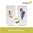Safety 1st Cozy Snuggles Deluxe Dual 2-in-1 Baby Crib & Toddler Mattress