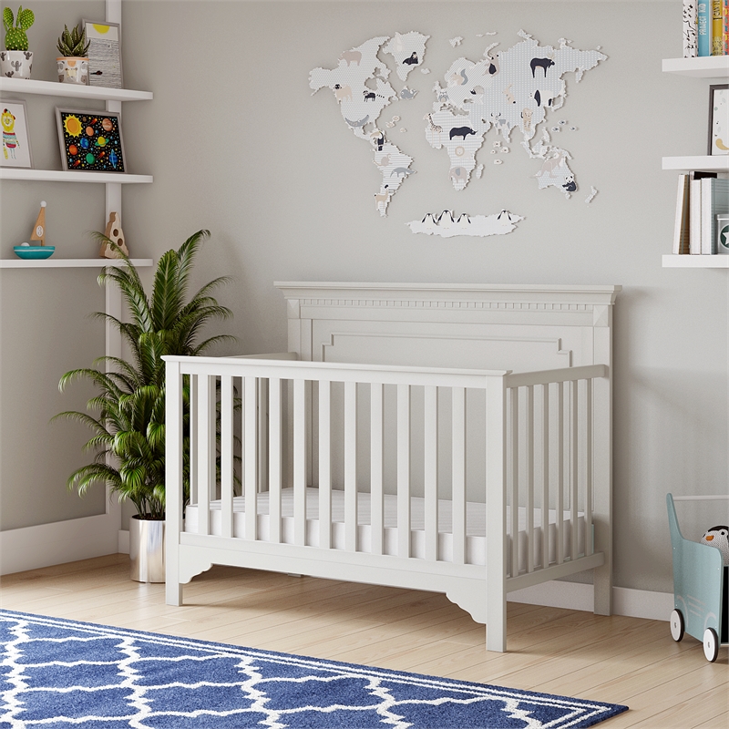 Safety 1st Cozy Snuggles Deluxe Dual 2-in-1 Baby Crib & Toddler Mattress