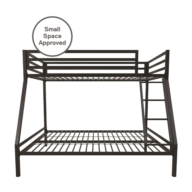 Mainstays Premium Twin over Full Metal Bunk Bed in Black