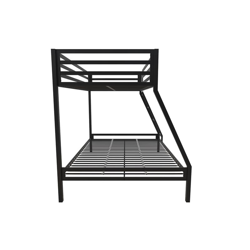 Mainstays Premium Twin over Full Metal Bunk Bed in Black