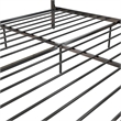 Mr. Kate Roxanne King Metal Platform Bed Frame with Cane Headboard in Black