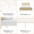 Mr. Kate Roxanne Queen Metal Platform Bed Frame w/Cane Headboard in Parchment