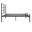 Mr. Kate MacKenzie Full Metal Platform Bed Frame w/3 Adjustable Heights - Black