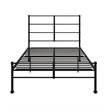 Mr. Kate MacKenzie Full Metal Platform Bed Frame w/3 Adjustable Heights - Black
