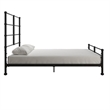 Mr. Kate MacKenzie Full Metal Platform Bed Frame w/3 Adjustable Heights - Black