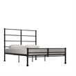 Mr. Kate MacKenzie Full Metal Platform Bed Frame w/3 Adjustable Heights - Black