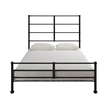 Mr. Kate MacKenzie Full Metal Platform Bed Frame w/3 Adjustable Heights - Black