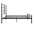 Mr. Kate MacKenzie Full Metal Platform Bed Frame w/3 Adjustable Heights - Black