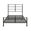 Mr. Kate MacKenzie Full Metal Platform Bed Frame w/3 Adjustable Heights - Black