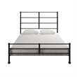 Mr. Kate MacKenzie Queen Metal Platform Bed Frame w/3 Adjustable Heights - Black