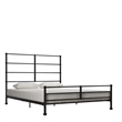Mr. Kate MacKenzie Queen Metal Platform Bed Frame w/3 Adjustable Heights - Black