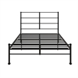 Mr. Kate MacKenzie Queen Metal Platform Bed Frame w/3 Adjustable Heights - Black