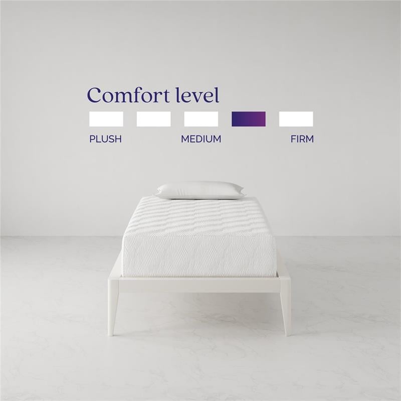 Signature Sleep Memoir 12 Inch Gel Memory Foam Twin Mattress in White