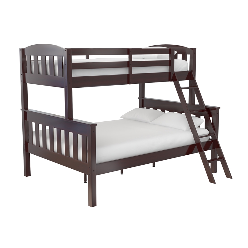 Dorel Living Airlie Twin over Full Bunk Bed in Espresso