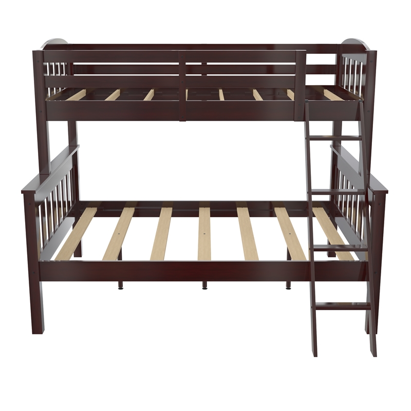 Dorel Living Airlie Twin over Full Bunk Bed in Espresso