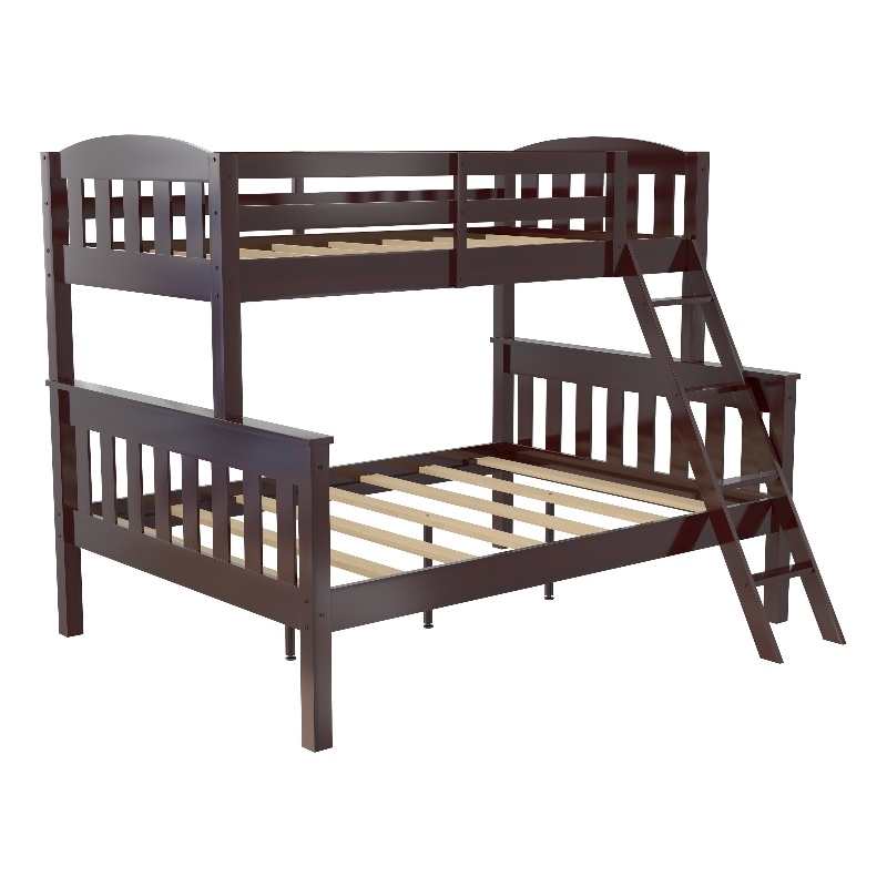 Dorel Living Airlie Twin over Full Bunk Bed in Espresso