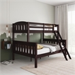 Dorel Living Airlie Twin over Full Bunk Bed in Espresso