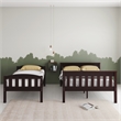 Dorel Living Airlie Twin over Full Bunk Bed in Espresso
