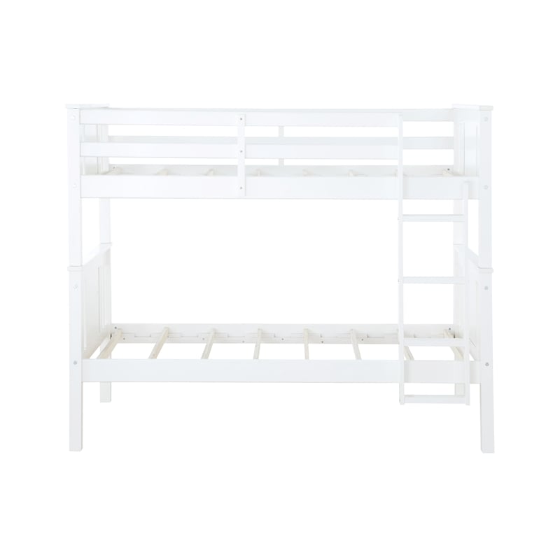 Dorel Living Dylan Twin Bunk Bed in White