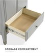 Dorel Living Metcalfe 24 Inch Bathroom Vanity with Sink in Gray