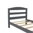 Dorel Living Traditional Wood Braylon Twin Bed in Gray Finish