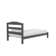 Dorel Living Traditional Wood Braylon Twin Bed in Gray Finish
