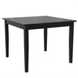 Dorel Living Redmond 5-Piece Traditional Dining Set in Black/Beige