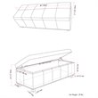 Simpli Home Kingsley Storage Bench in Brown