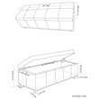 Simpli Home Kingsley Storage Bench in Natural